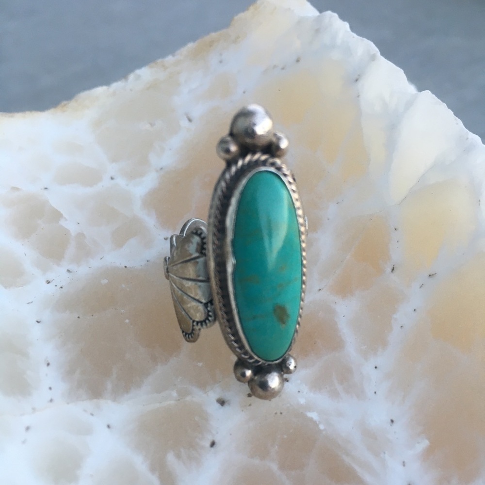 Genuine Turquoise Navajo ring